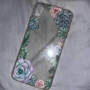 Flower print case